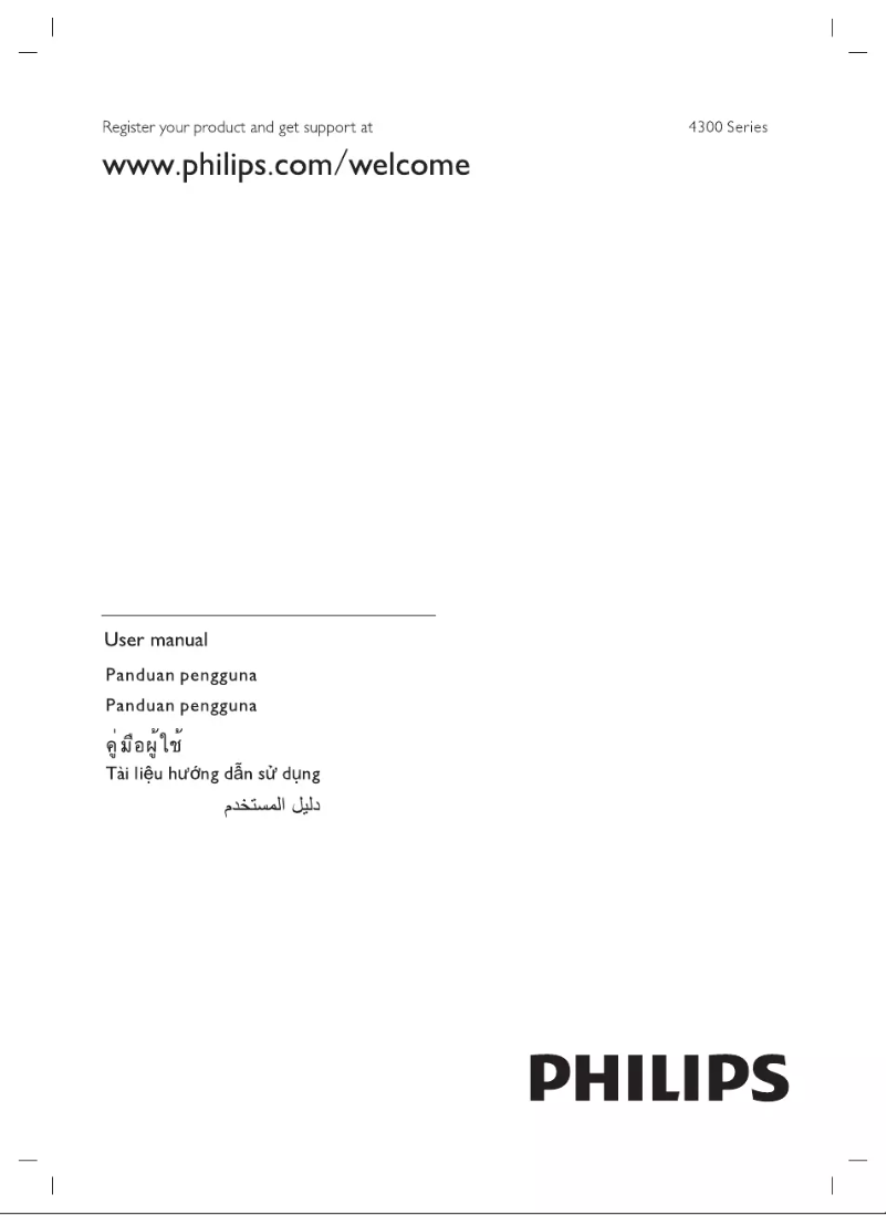 Página 1 del manual Manual de usuario Philips 32PHA4300S