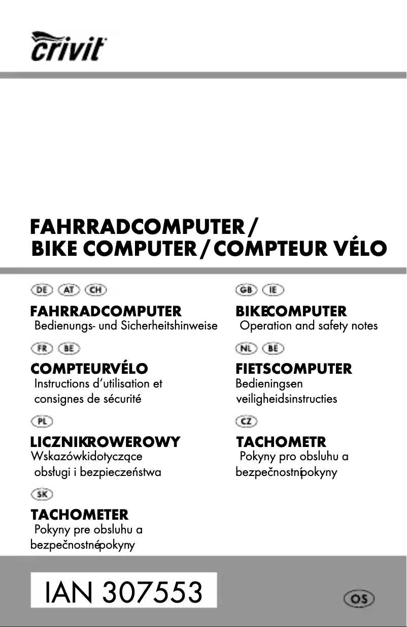 Página 1 del manual Manual de usuario Crivit HG00734A