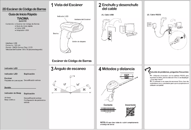 Página nº 1 - Manual de usuario Qian QLC21701
