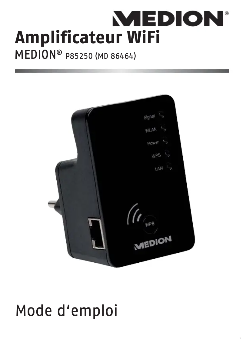 Imagen de la primera página del manual del dispositivo P85250 MD 86464