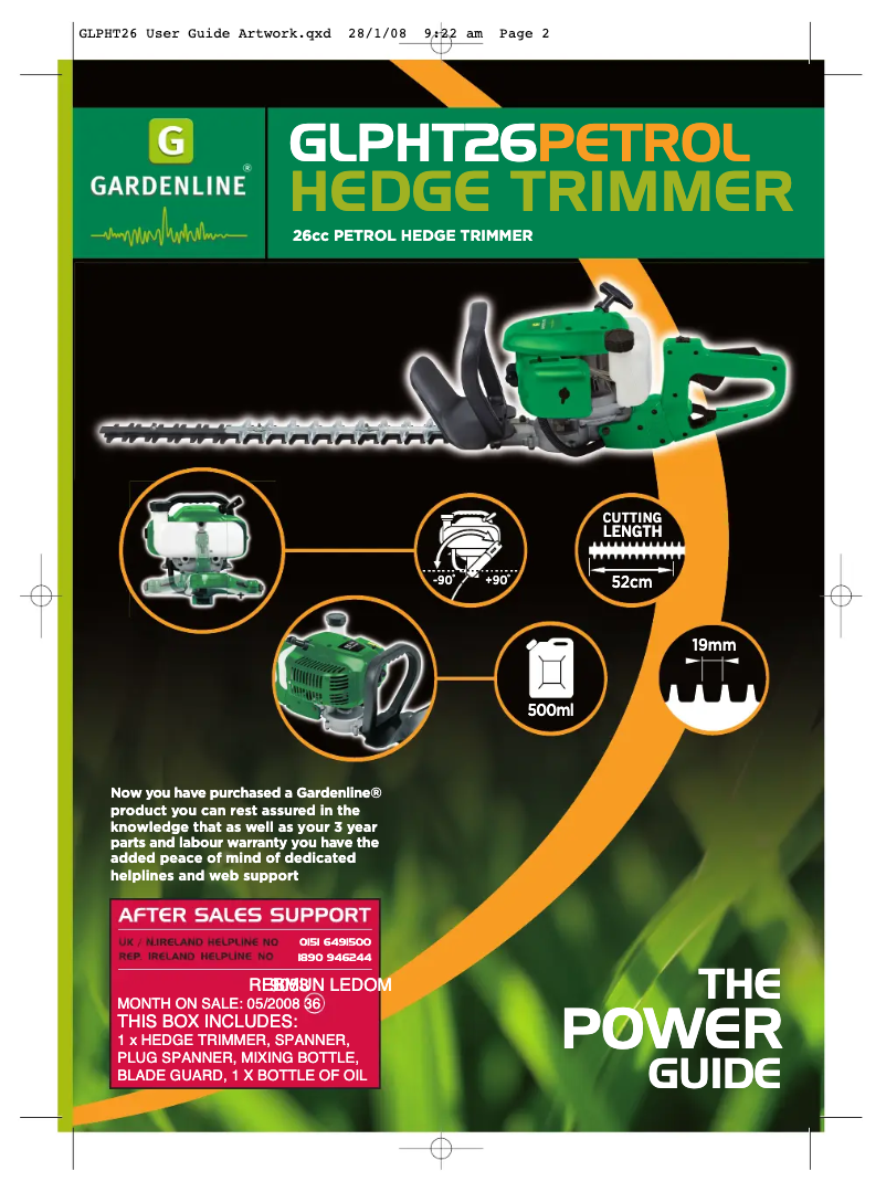 Imagen de la primera página del manual del dispositivo GLPHT 26