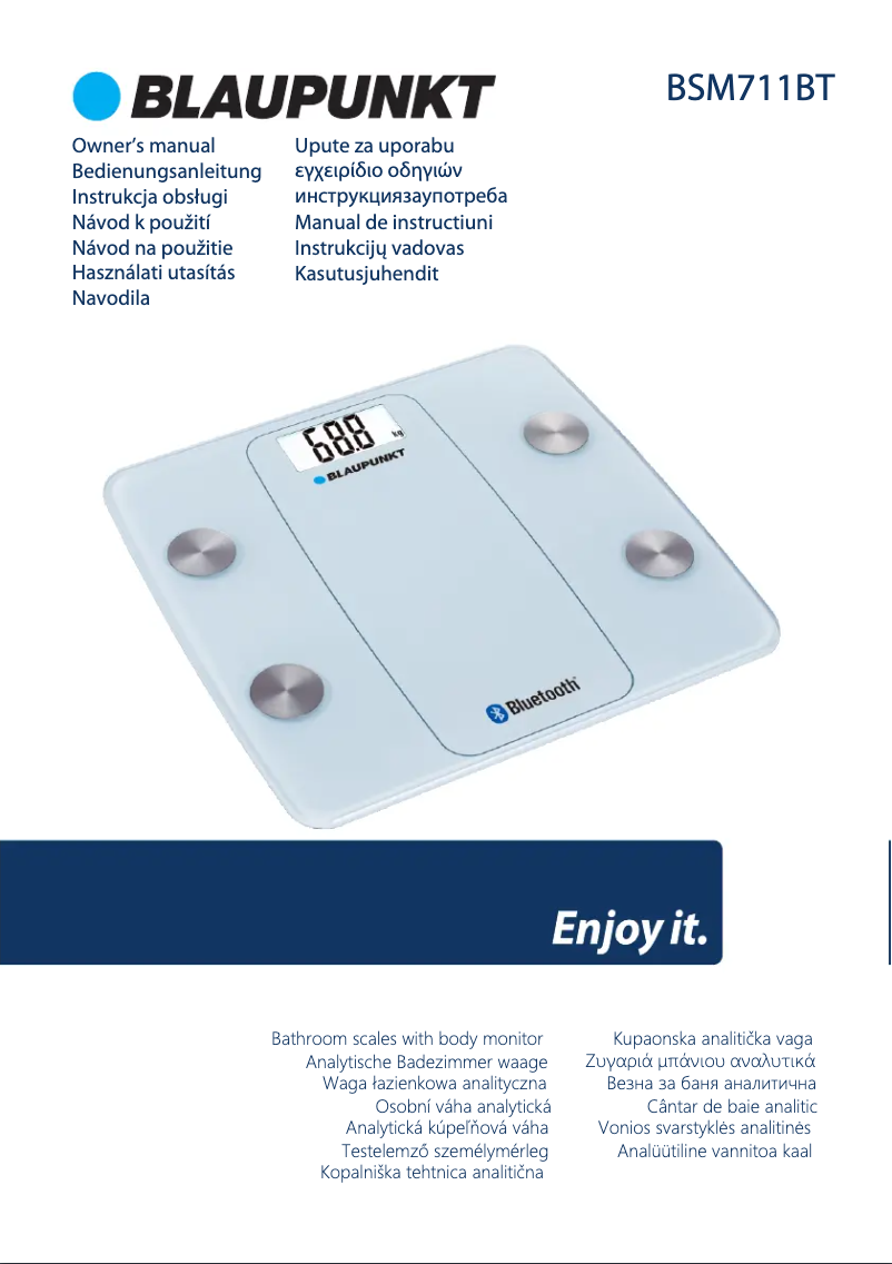 Página nº 1 - Manual de usuario Blaupunkt BSM711BT