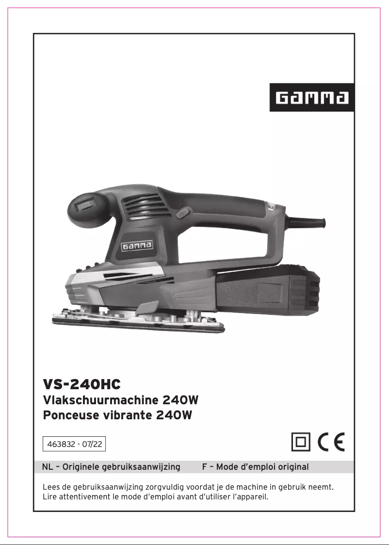 Imagen de la primera página del manual del dispositivo VS-240HC