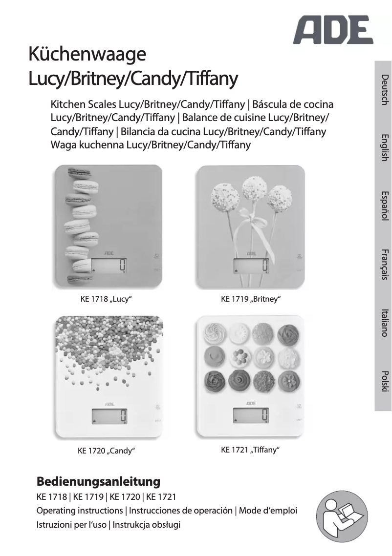 Imagen de la primera página del manual del dispositivo Tiffany KE 1721