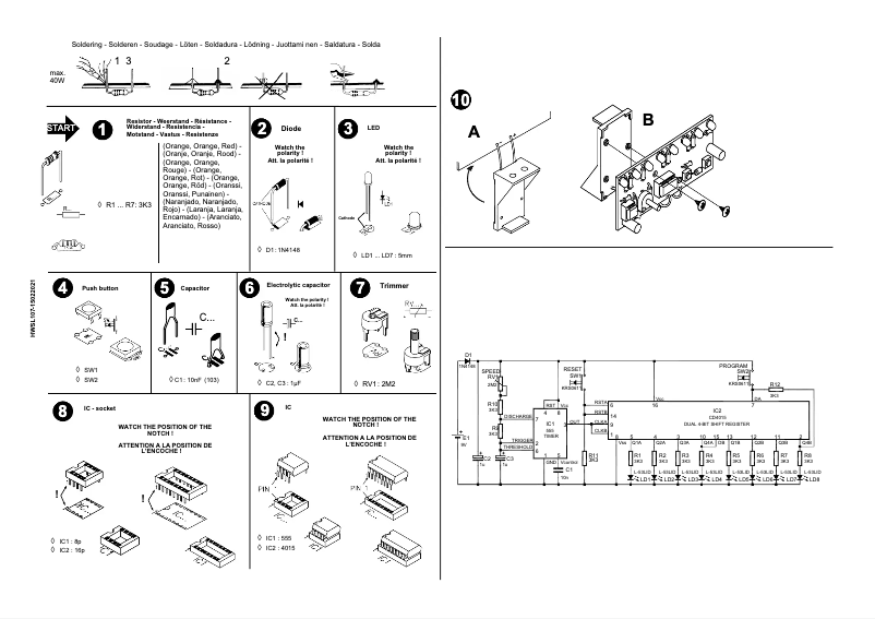 Imagen de la primera página del manual del dispositivo MK107