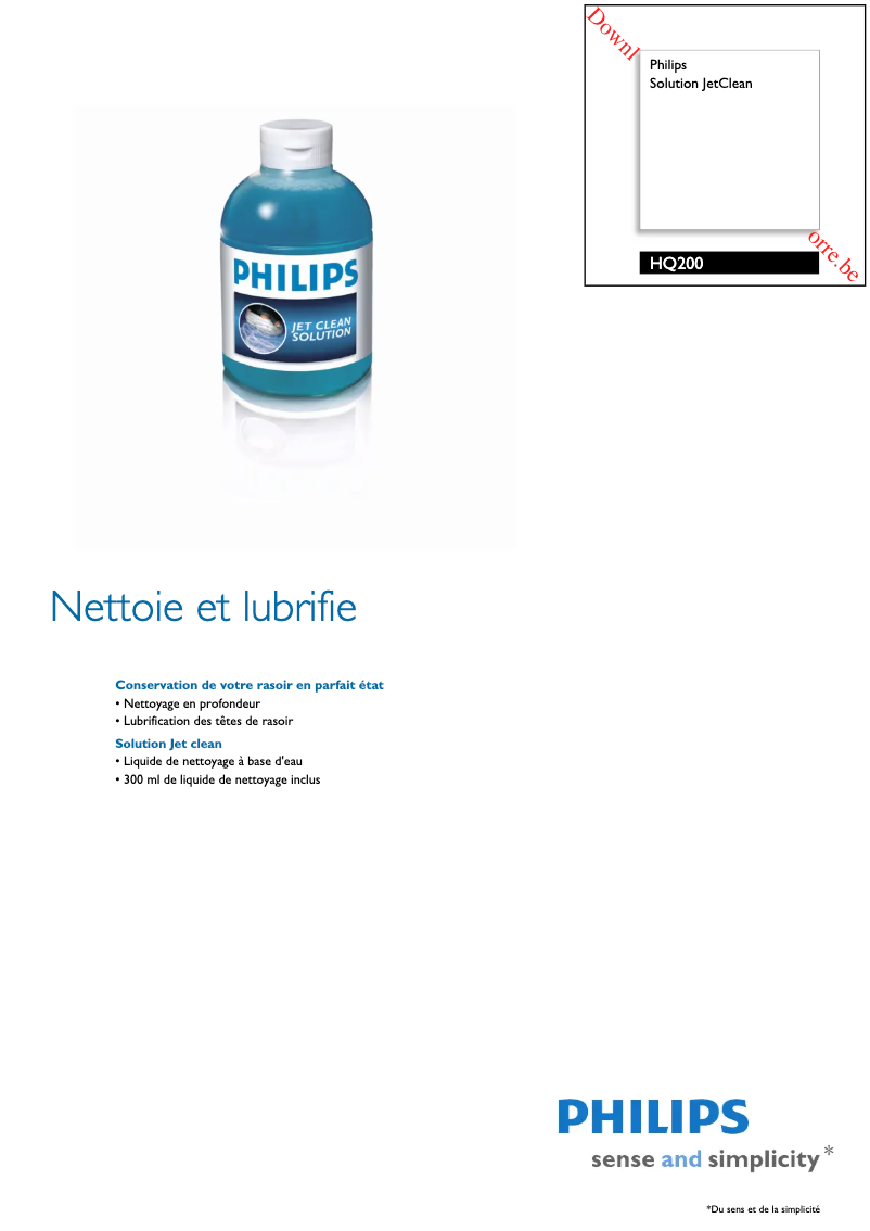 Imagen de la primera página del manual del dispositivo HQ200