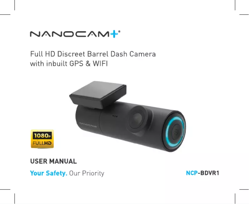 Página nº 1 - Manual de usuario Nanocam+ NCP-BDVR1