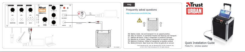 Imagen de la primera página del manual del dispositivo Fiësta Pro