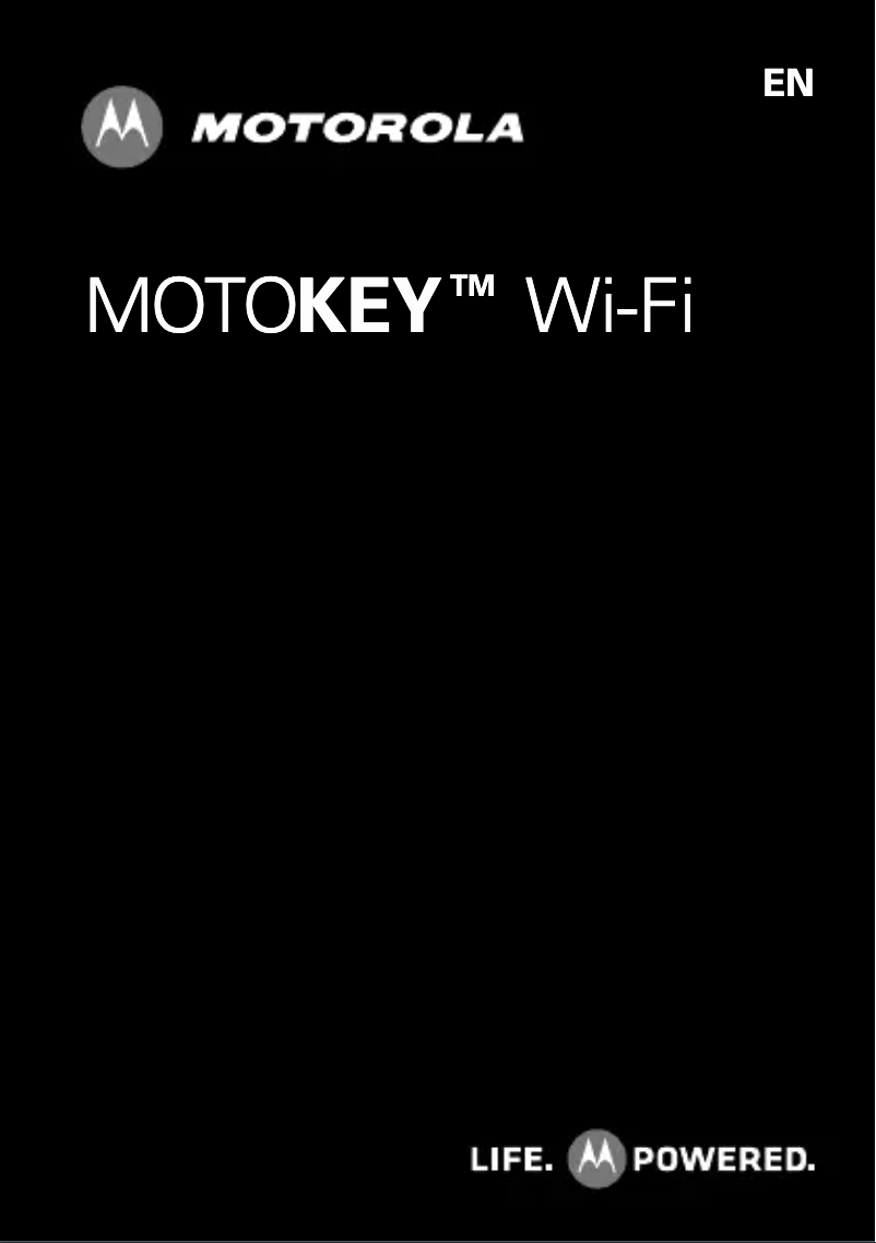 Imagen de la primera página del manual del dispositivo Motokey Wifi EX116