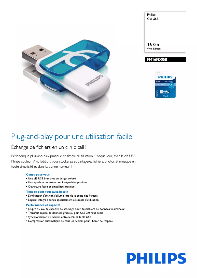 Imagen de la primera página del manual del dispositivo FM16FD05B