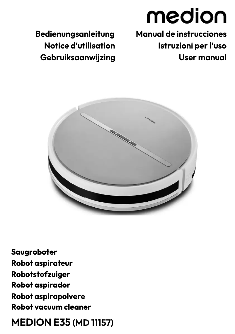 Imagen de la primera página del manual del dispositivo E35 (MD 11157)