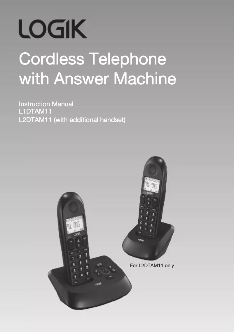 Imagen de la primera página del manual del dispositivo L1DTAM11