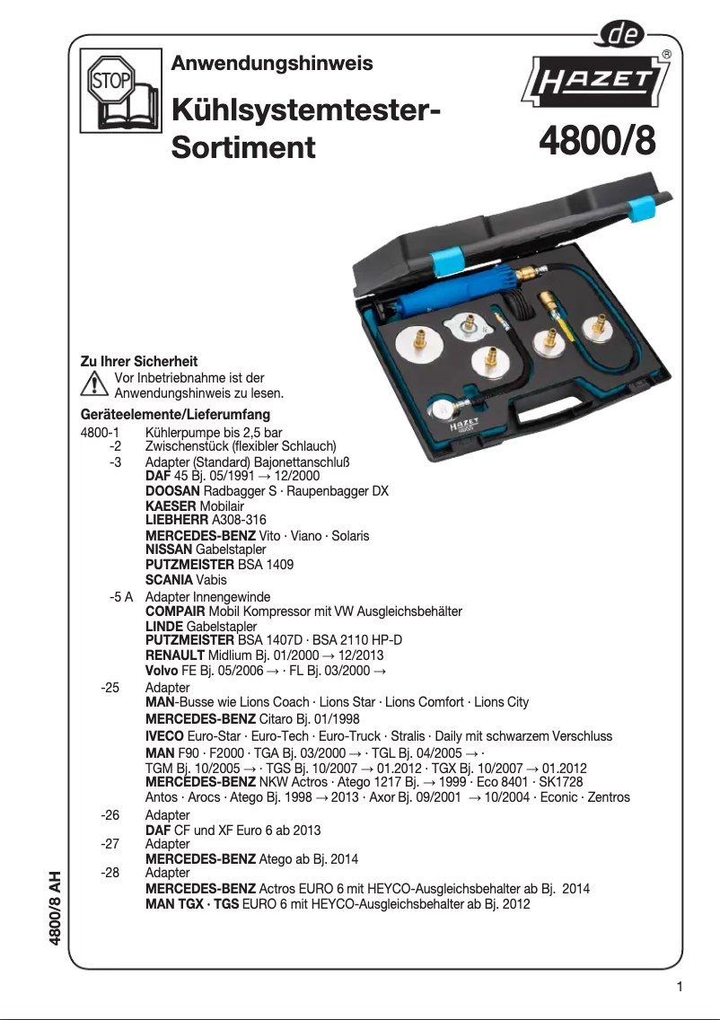 Imagen de la primera página del manual del dispositivo 4800/8