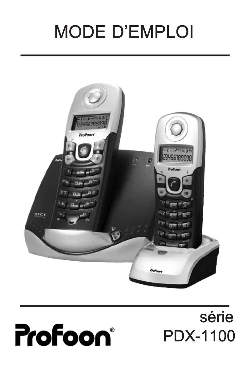 Imagen de la primera página del manual del dispositivo PDX-1140