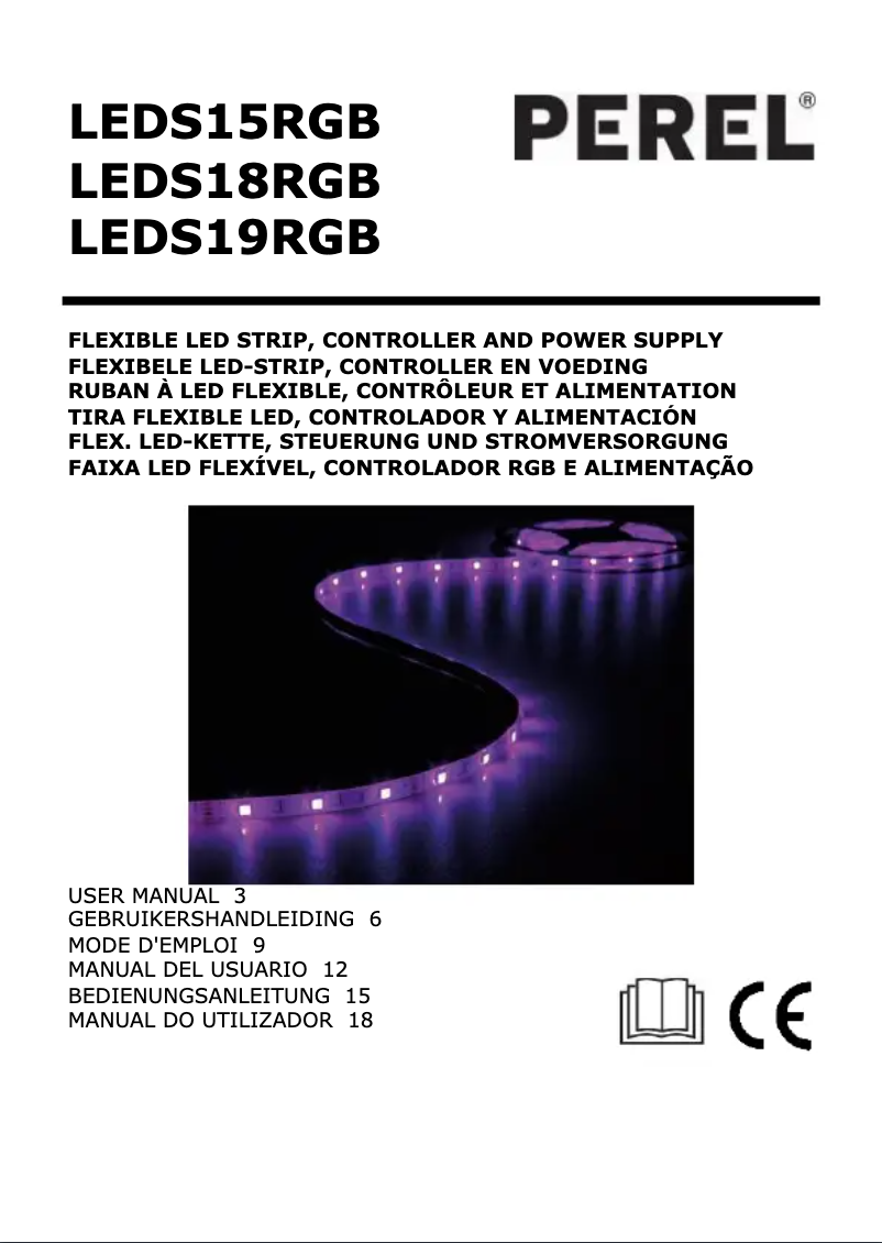 Imagen de la primera página del manual del dispositivo LEDS19RGB