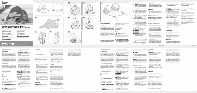 Página nº 1 - Manual de usuario Crivit IAN 282754