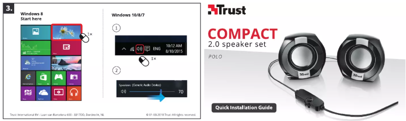 Página 1 del manual Manual de usuario Trust Polo Compact 2.0 20943