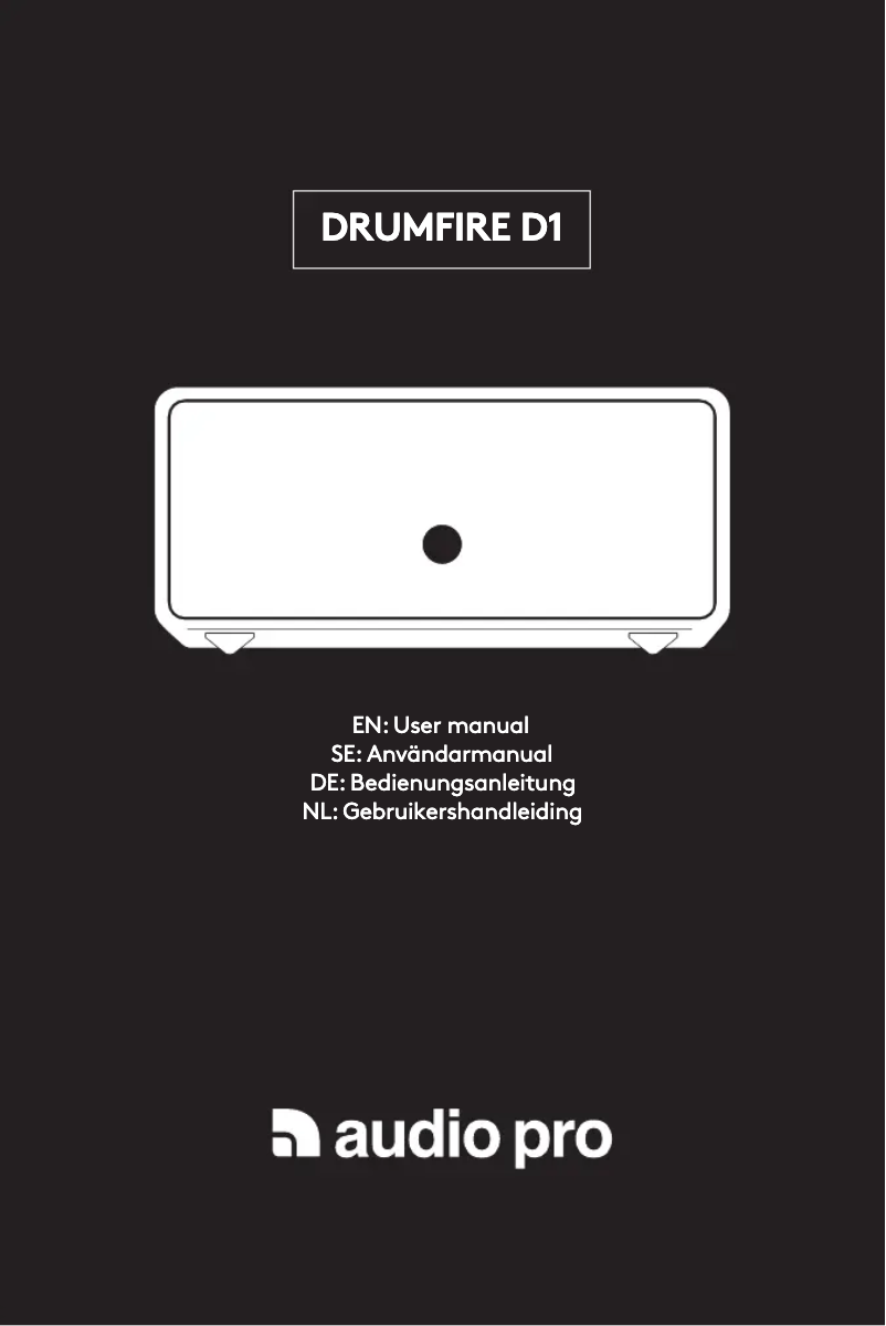 Imagen de la primera página del manual del dispositivo Drumfire D1