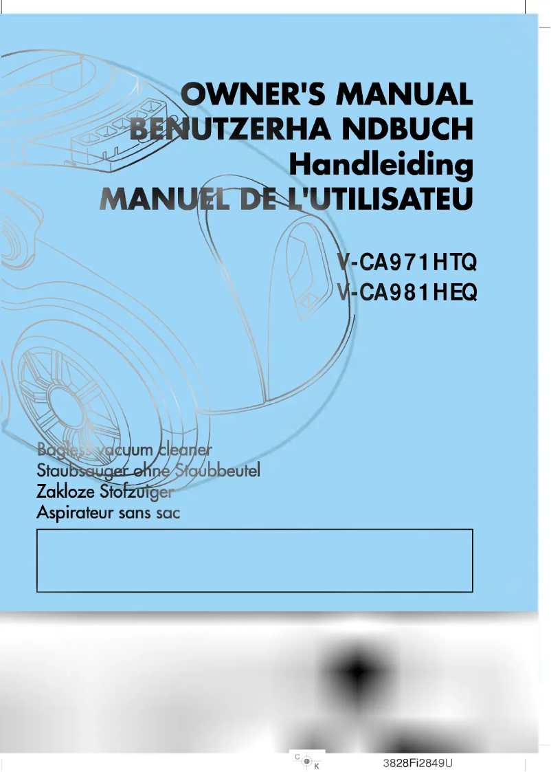 Imagen de la primera página del manual del dispositivo V-CA971HTQ