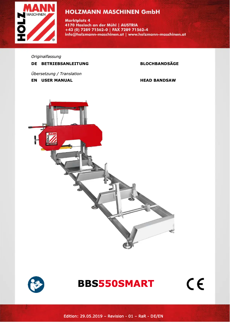 Página 1 del manual Manual de usuario Holzmann BBS550SMART
