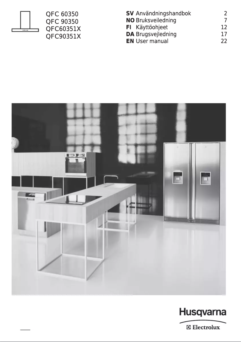 Página nº 1 - Manual de usuario Husqvarna-Electrolux QFC90350
