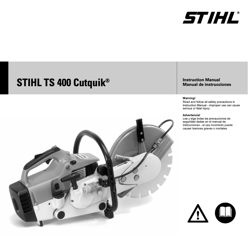 Página 1 del manual Manual de usuario Stihl TS 400