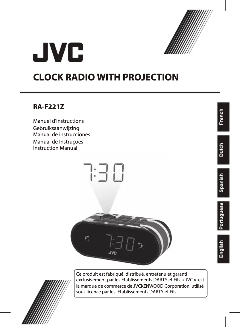 Imagen de la primera página del manual del dispositivo RA-F221Z