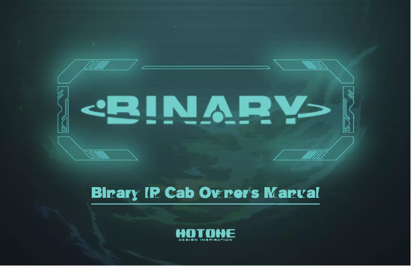Imagen de la primera página del manual del dispositivo Binary IR Cab