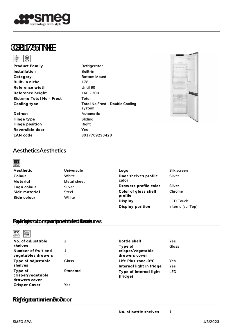 Imagen de la primera página del manual del dispositivo C8175TNE