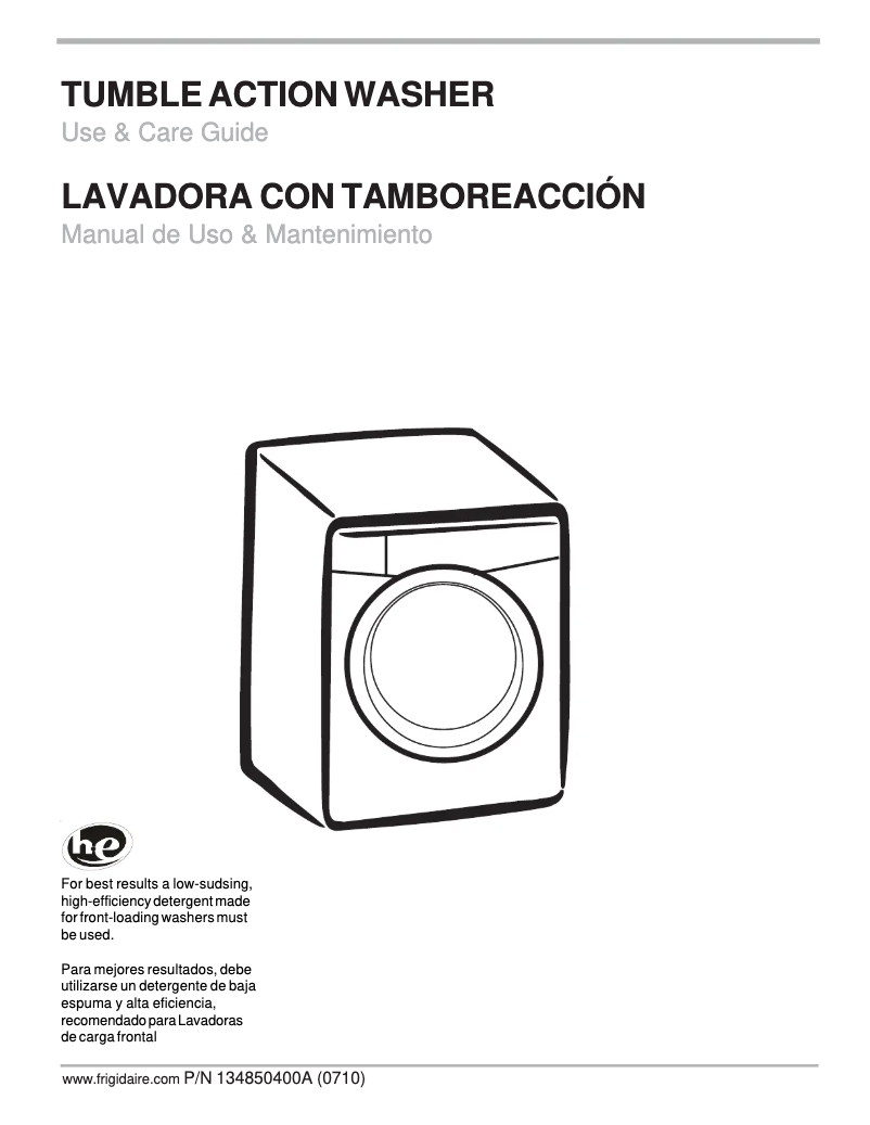 Página 1 del manual Manual de usuario Frigidaire LTF6700FS