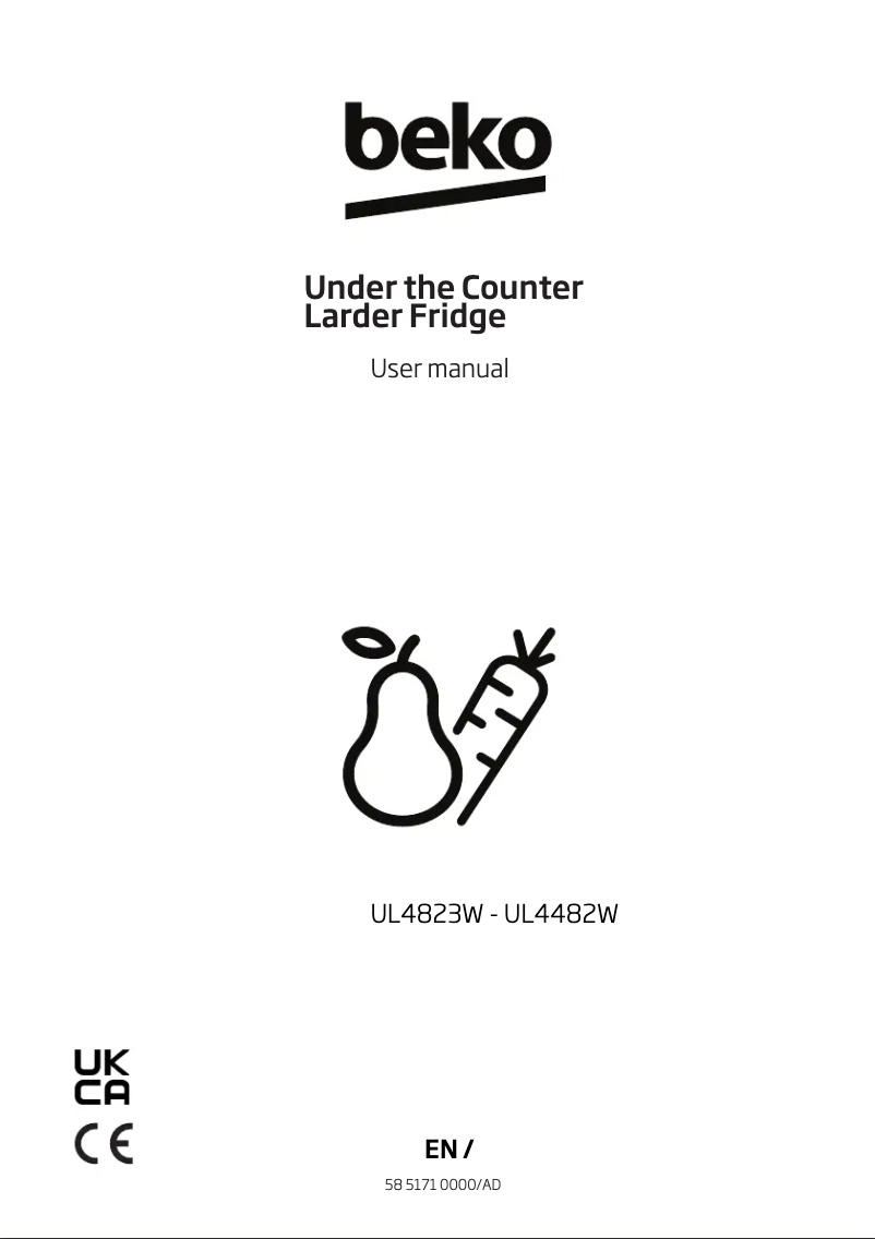 Imagen de la primera página del manual del dispositivo UL4482W