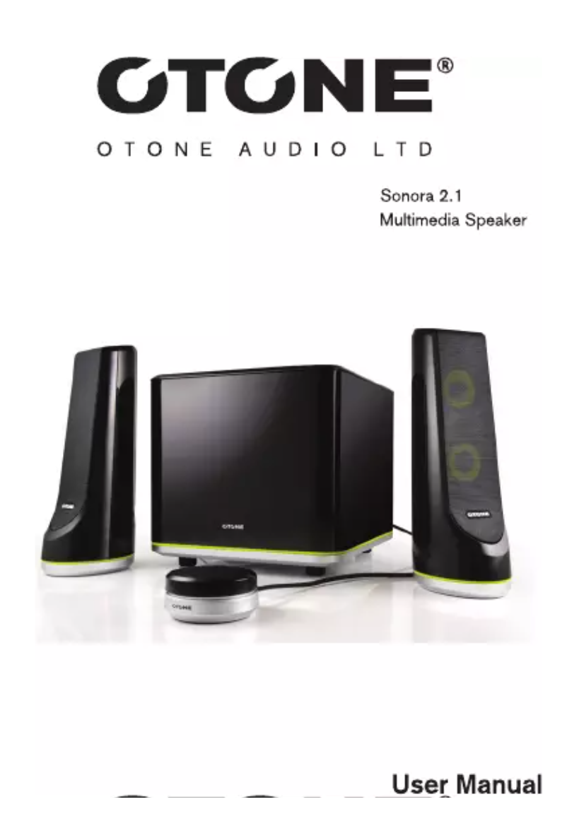 Imagen de la primera página del manual del dispositivo Sonora