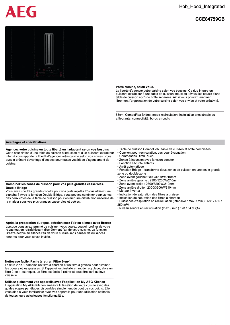 Imagen de la primera página del manual del dispositivo CCE84759CB