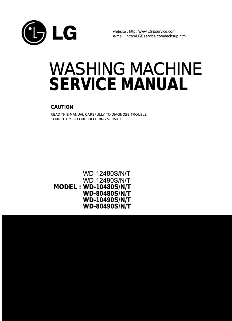 Imagen de la primera página del manual del dispositivo WD-80480N