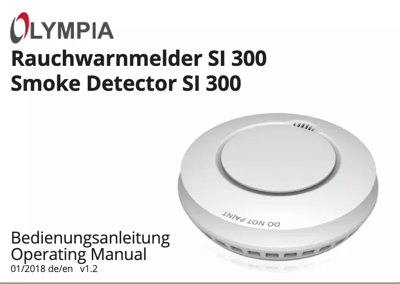 Página 1 del manual Manual de usuario Olympia SI 300