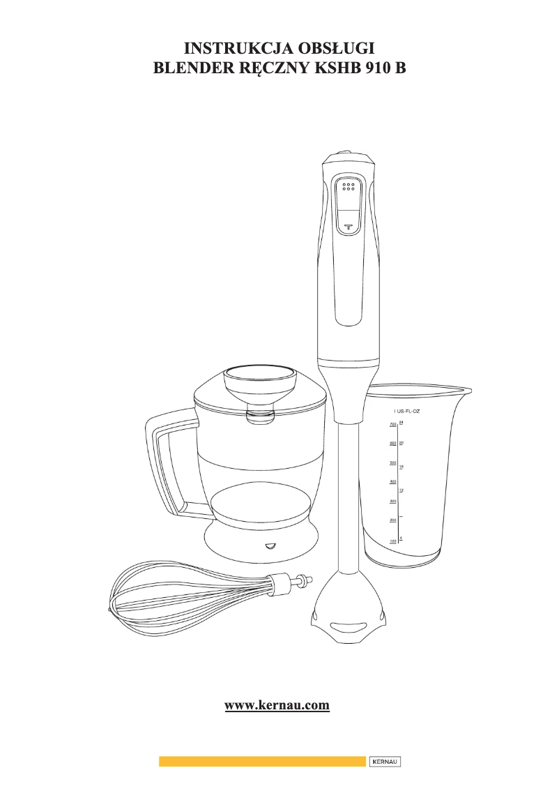 Página 1 del manual Manual de usuario Kernau KSHB 910 B