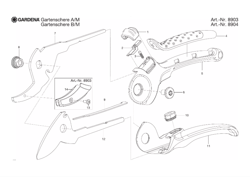 Página 1 del manual Manual de usuario Gardena 8903
