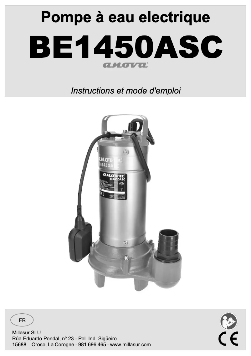 Imagen de la primera página del manual del dispositivo BE1450ASC