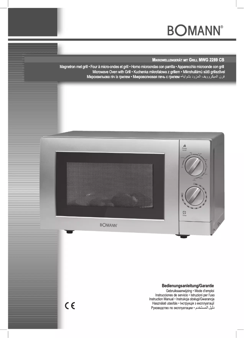 Página 1 del manual Manual de usuario Bomann MWG 2289 CB