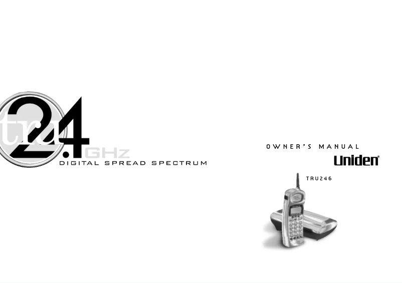 Imagen de la primera página del manual del dispositivo TRU 246