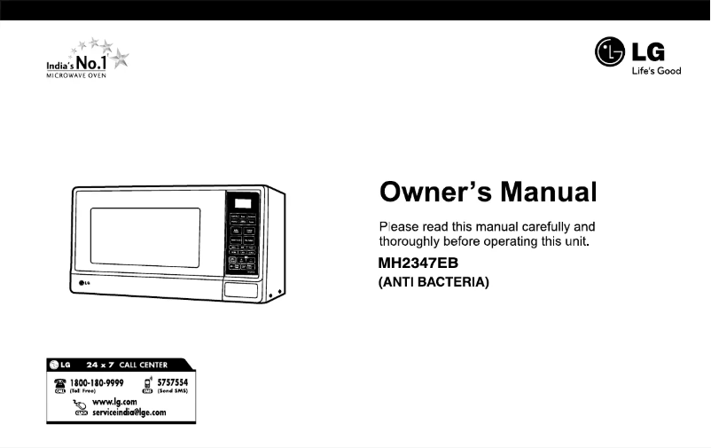 Imagen de la primera página del manual del dispositivo MH2347EB