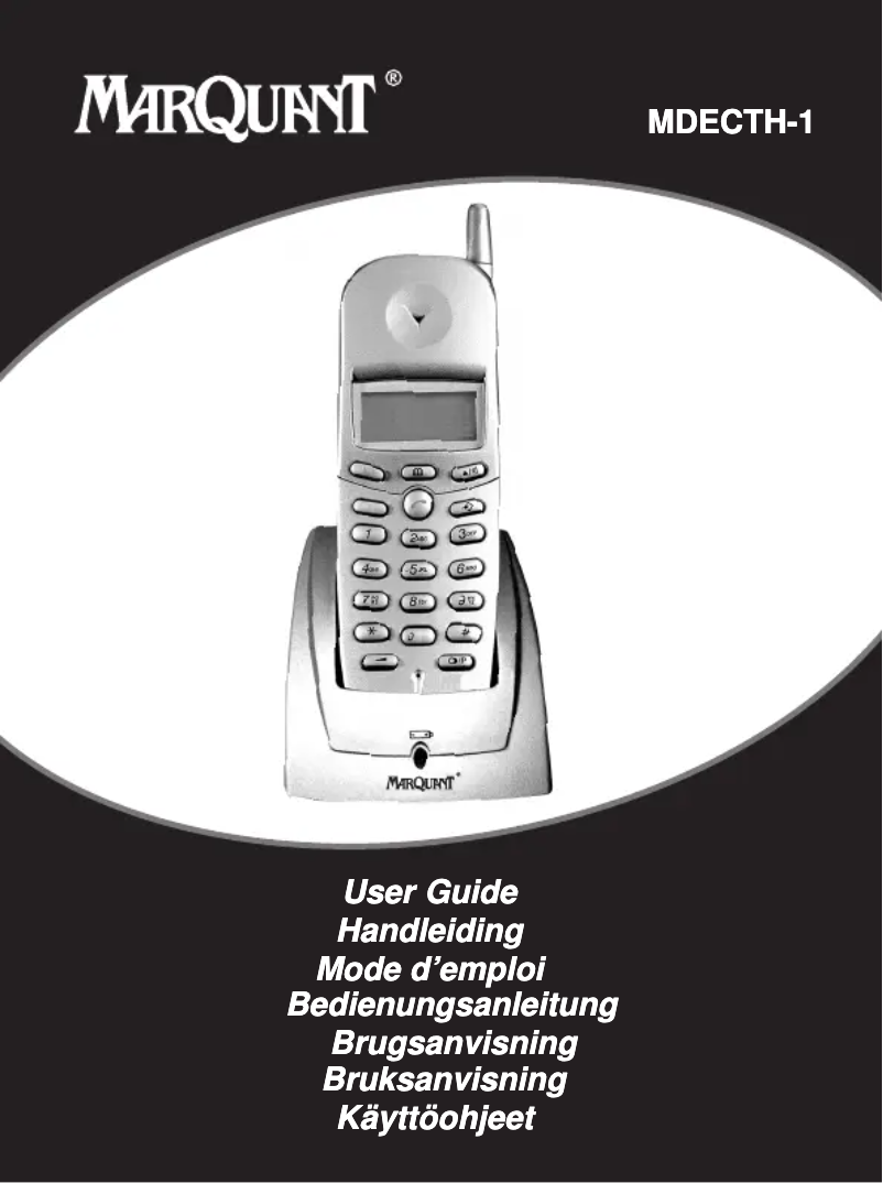 Página 1 del manual Manual de usuario Marquant MDECTH1