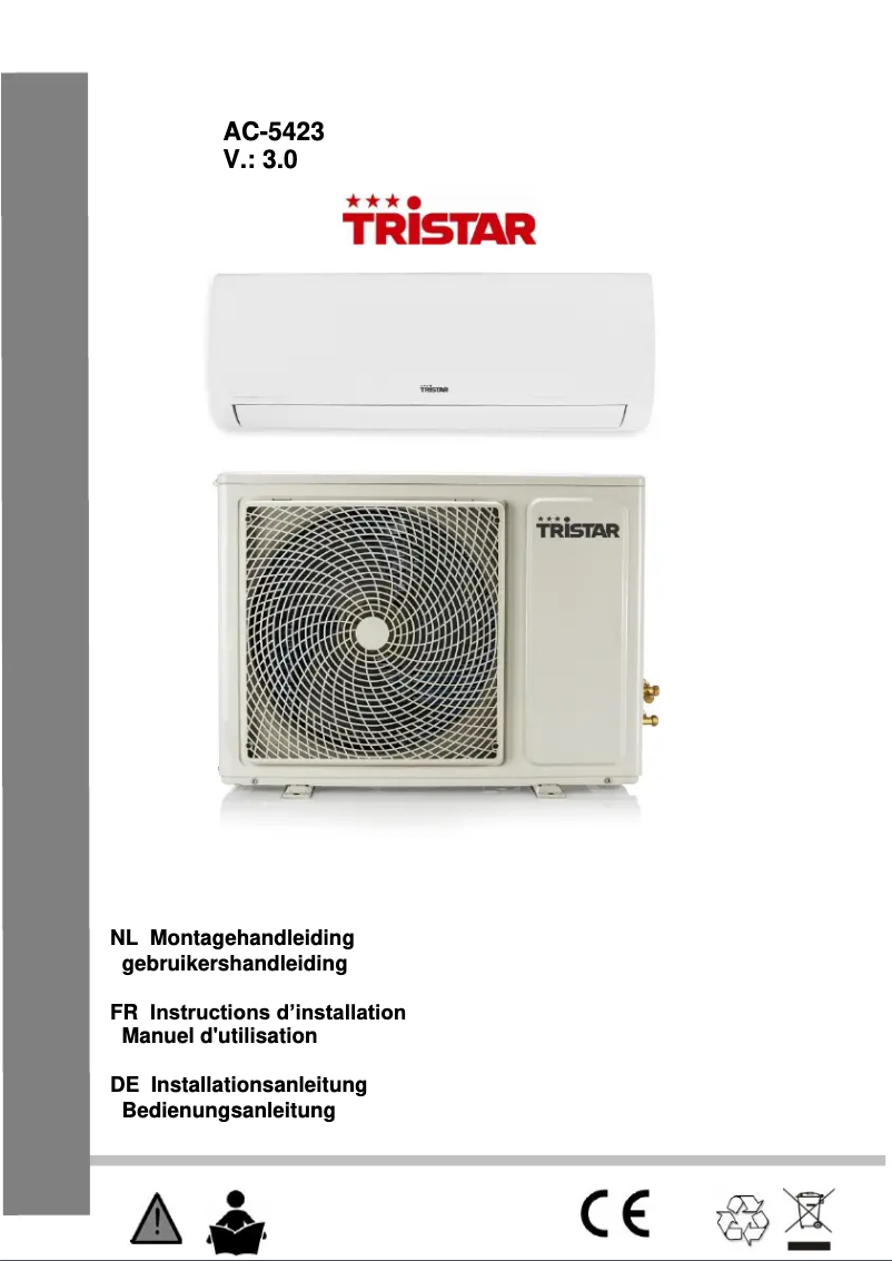 Página 1 del manual Manual de usuario TriStar AC-5423
