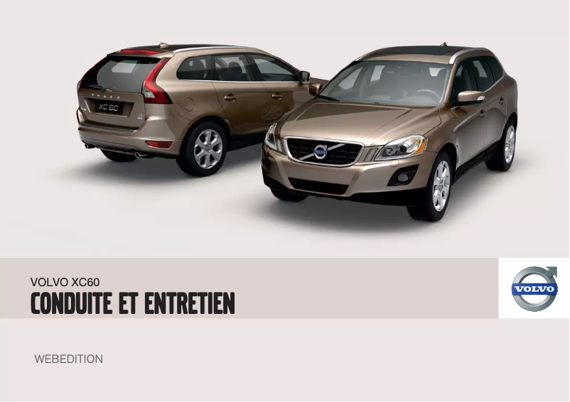 Imagen de la primera página del manual del dispositivo XC60 (2009)