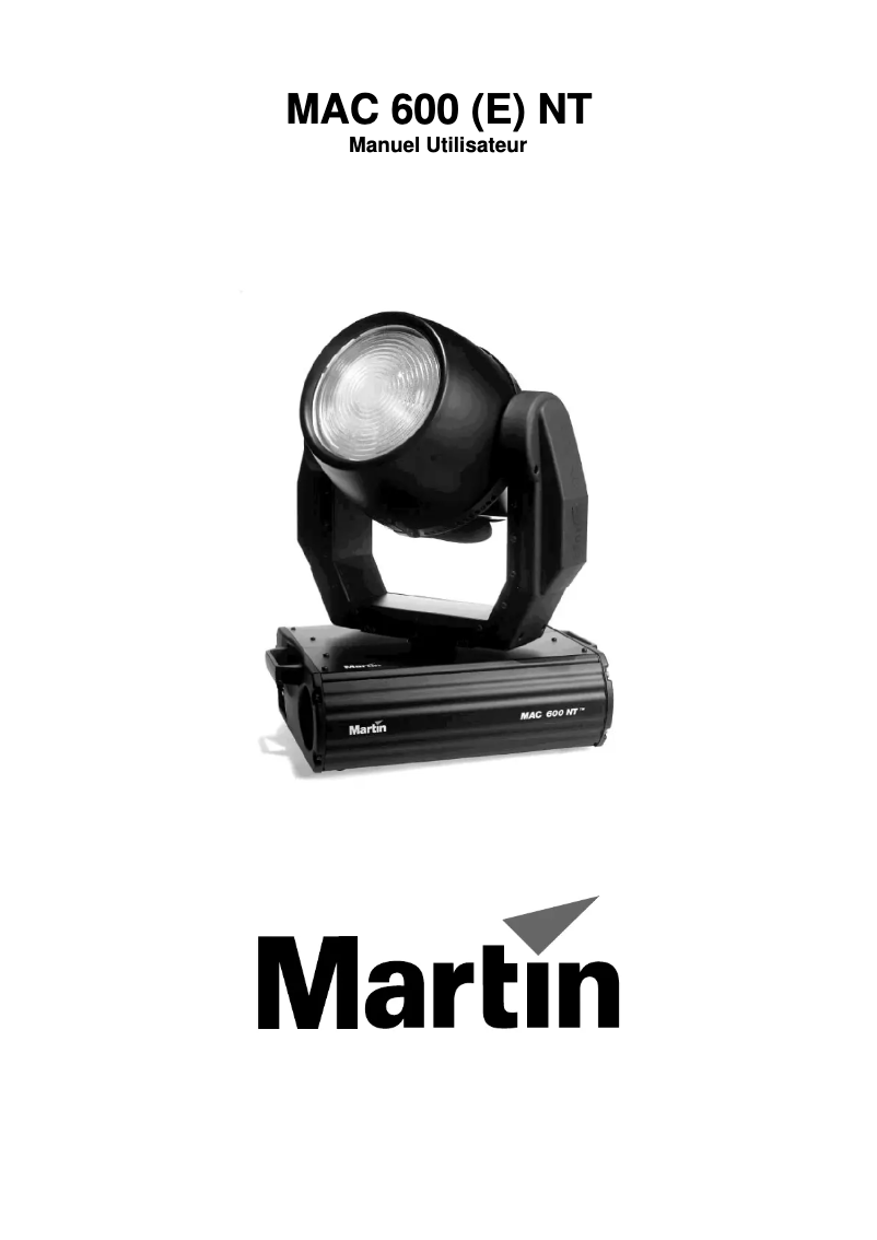 Página 1 del manual Manual de usuario Martin 2510 Controller