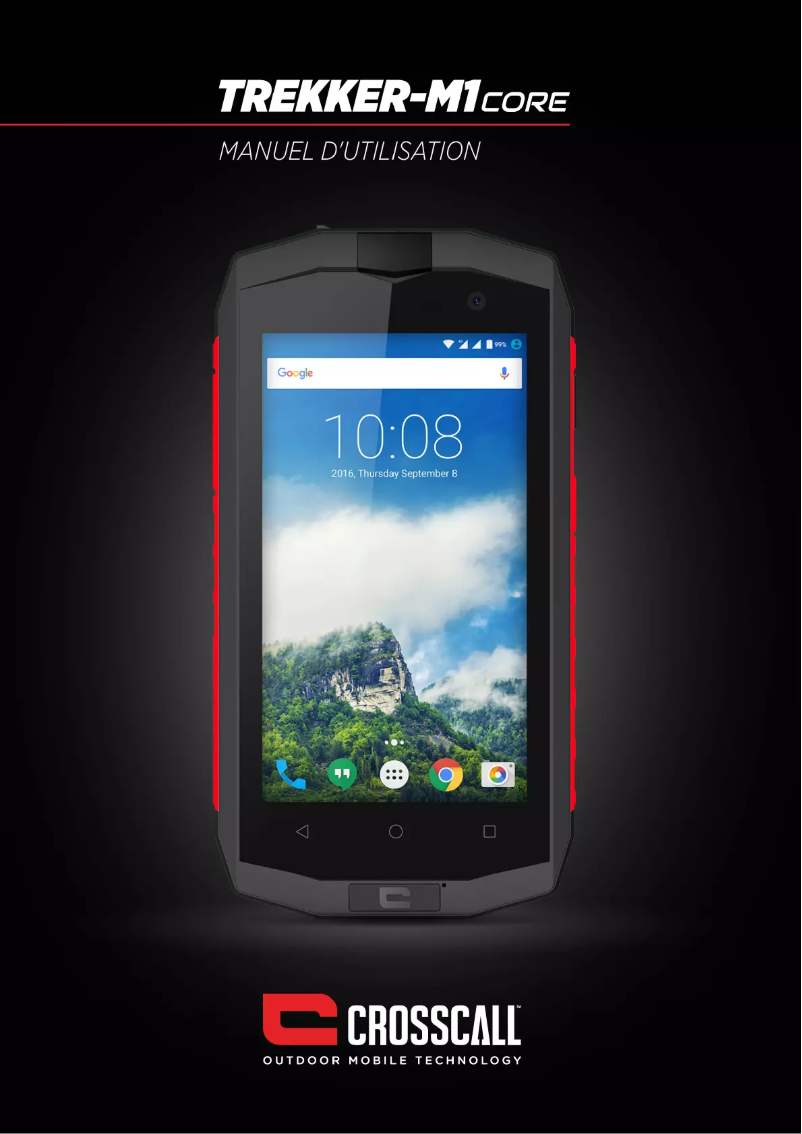 Página 1 del manual Manual de usuario Crosscall Trekker-M1 Core