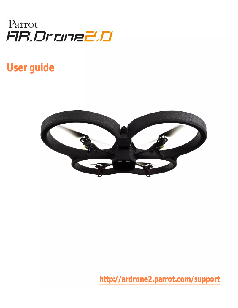 Imagen de la primera página del manual del dispositivo AR Drone 2.0
