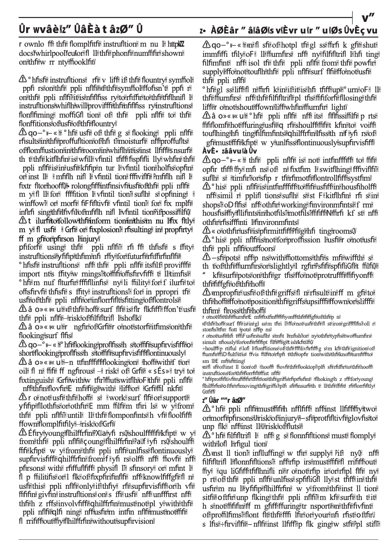 Página 1 del manual Instrucciones / montaje Whirlpool GMA 9522/IX