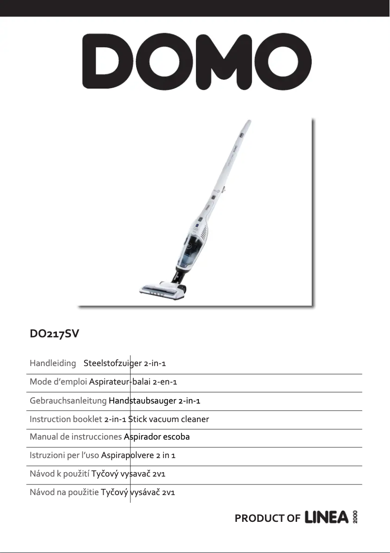 Imagen de la primera página del manual del dispositivo DO217SV