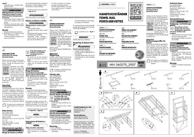 Página 1 del manual Manual de usuario Livarno Lux IAN 360570